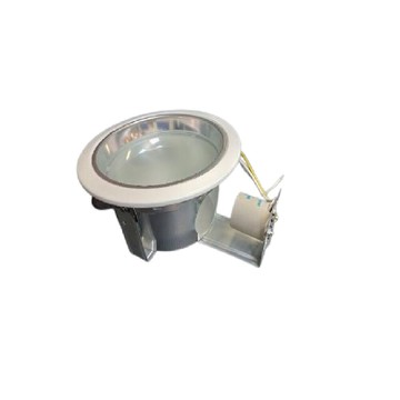 永光裝換燈泡崁燈 單燈 金屬烤漆 崁孔15公分 崁入式燈具 橫插附玻璃 e27x1光源另計 空台