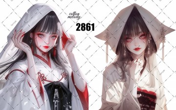 original sticker no.2861 人物貼紙 原創貼紙 原創人物貼紙 裝飾貼紙 cotton melody
