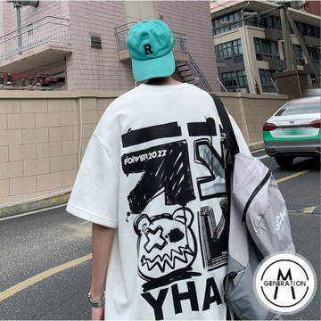 【M世代】短袖t恤 大尺碼T恤寬鬆上衣 短袖 男女情侶衣 寬版上衣短T 上衣短袖 情侶裝 男裝男生衣服ATYT420