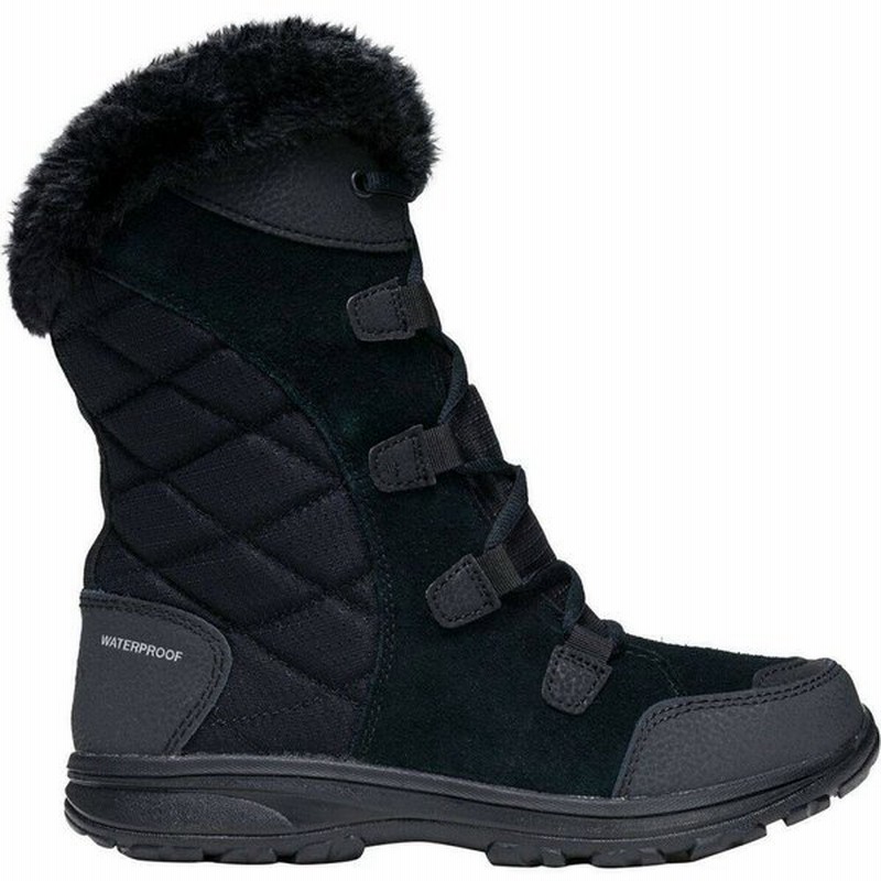 Columbia コロンビア レディース ブーツ シューズ 靴 Ice Maiden Ii Lace Boot Black Grey 通販 Lineポイント最大get Lineショッピング