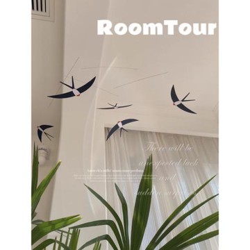 幼兒園環創材料裝飾空中吊飾燕子平衡insDIY教室走廊環境布置北歐