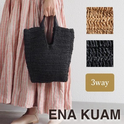 ♡はなはなはち♡　ふわコロエッグバッグ　ユキエモン5点セット ENA KUAM (エナクアム) 3way ルカ かごバッグ レディース カゴ
