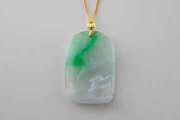 JHK天然翡翠一路發項鍊