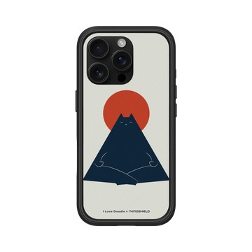 iPhone 16 Pro Mod NX 黑 - ilovedoodle (Lim Heng Swee) - Cat Landscape - Meditation 貓咪冥想