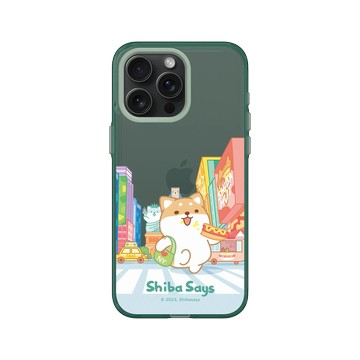 iPhone 15 Pro Max Clear 憂墨綠 - 柴語錄 Shiba Says - 出國小確幸