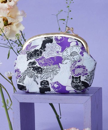 【熱門預購】復古貓爪零錢包 (2色) 7JNP4302