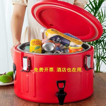 酒店酒吧用品保溫桶不銹鋼大容量米飯保溫湯桶冰粉擺攤豆漿奶茶桶