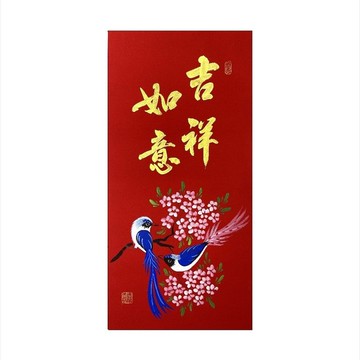 春華工坊/手寫手繪年畫/吉祥如意/V01-2026