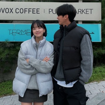 [HYC] 韓國 東大門 完美蓬度 羽絨背心 秋冬必備 雙開拉鍊 羽絨 情侶 寬鬆 背心 保暖 馬甲【98141】