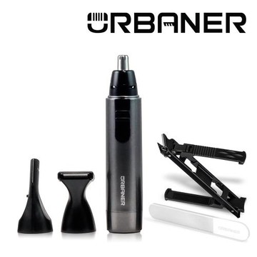 ▼男仕日常修護組▼【URBANER 奧本】三合一修鬍禮盒組+ 雙頭防濺剪甲工具組 (鼻毛/修鬍/鬢角/修眉/指甲剪/磨甲/禮盒/送禮/男友/禮物)