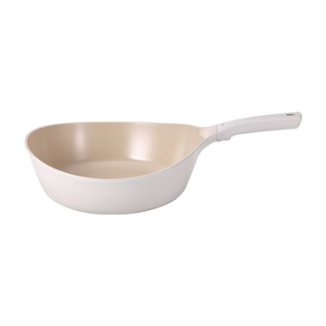 VULCAN白火山系列鑄造28公分炒鍋 (不挑爐具，瓦斯爐電磁爐可用)