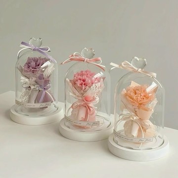 母親節首選【Flora Flower】康乃馨小花束夜燈 (3款) 乾燥花 永生花 生日 母親節 禮物