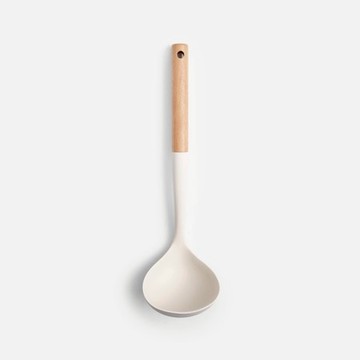 木柄矽膠湯杓