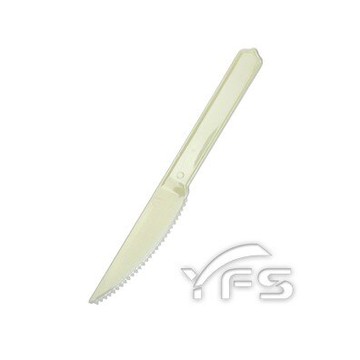 米色小牙刀(無塑包)-長150mm (西餐刀/蛋糕刀/塑膠刀 /彌月刀/瑞士捲刀/長條蛋糕刀/甜點刀)【裕發興包裝】SY251