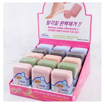 韓國磨腳石火山泥磨砂去角質搓腳板刮腳皮去死皮老繭腳后跟搓腳石