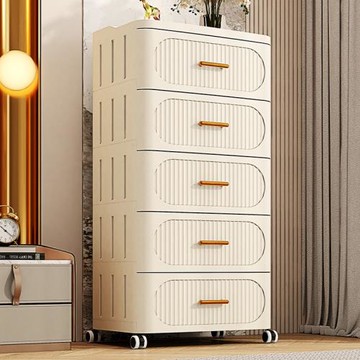 抽屜式加厚收納柜儲物柜家用多層客廳零食整理柜玩具臥室床頭柜