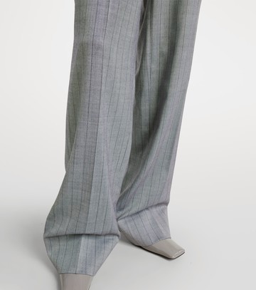 Stella McCartney Striped wool wide-leg pants