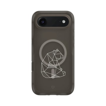 iPhone Air AirX 本質黑 - Animal Silhouette / 動物剪影 - 幾何-動物系列/熊