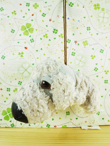 【震撼精品百貨】新大頭狗 The Dog 絨毛吊飾-灰貴賓 震撼日式精品百貨
