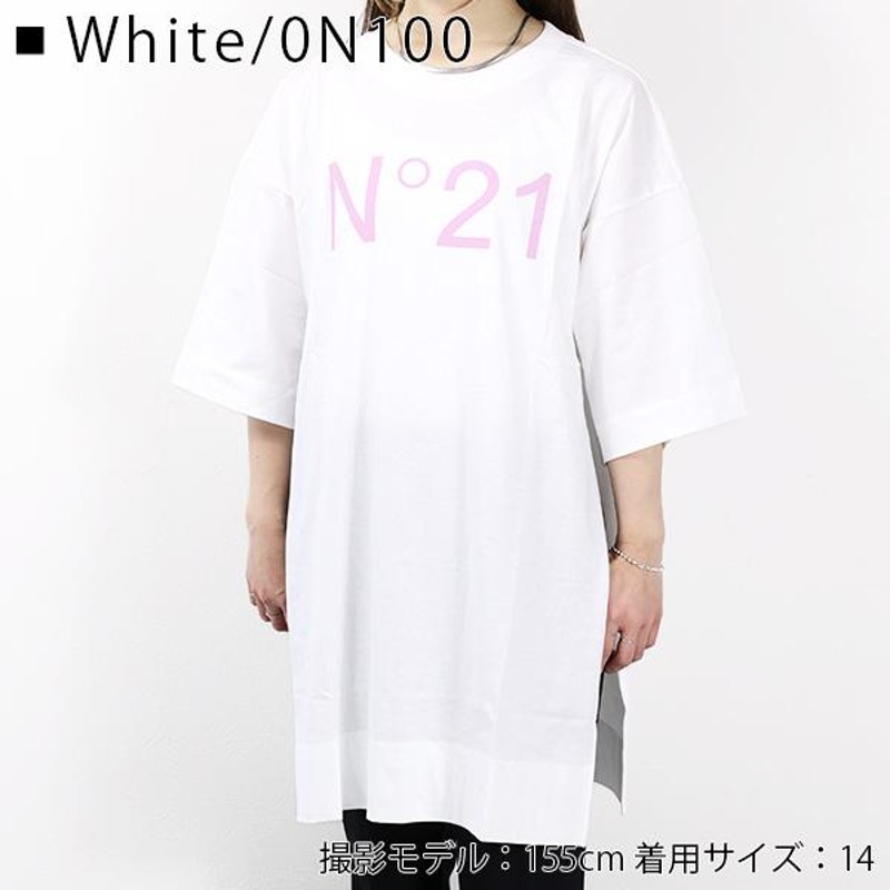 N 21 ヌメロヴェントゥーノ Tシャツ 半袖 シャツワンピース ロゴ