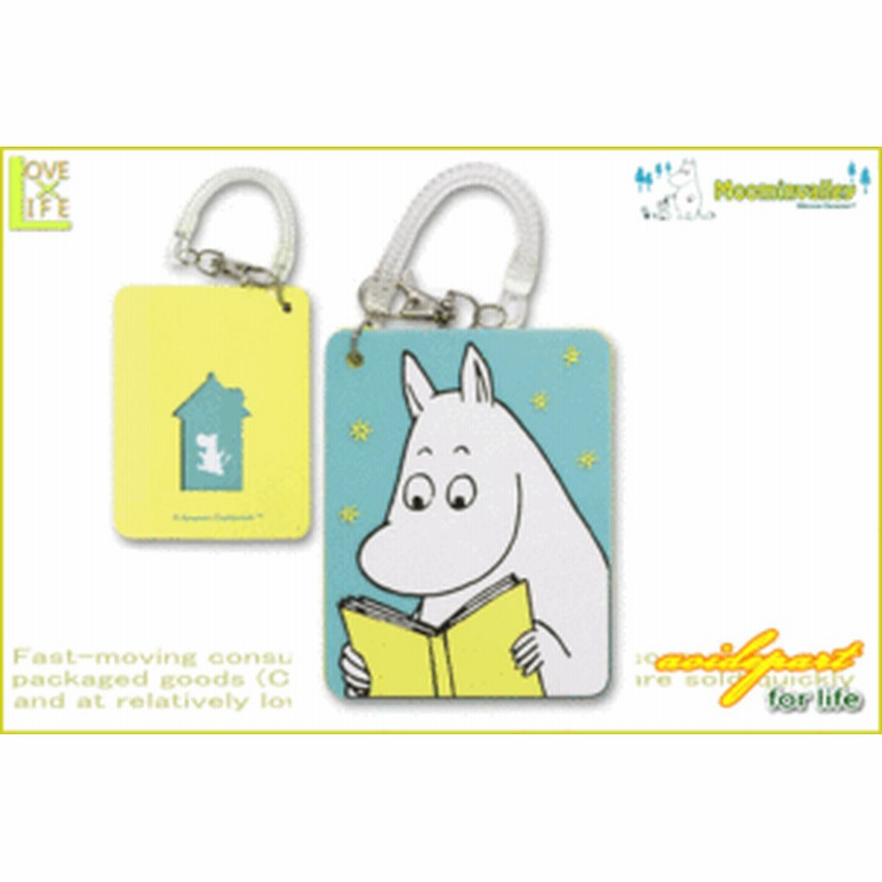 ムーミン Moomin パスケース ムーミンブルー むーみん リトルミイ 定期入れ カード入れ 小物入れ 生活雑貨 通販 Lineポイント最大1 0 Get Lineショッピング