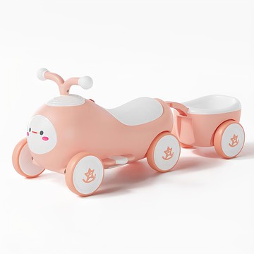 CHING-CHING 親親 毛毛蟲學步嚕嚕車 RT-628 環保無毒PP材質 2-5歲適用  粉紅色  1個