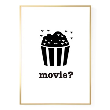 BOLUO GALLERY 菠蘿選畫所 movie?  42 x 59.4cm  金色