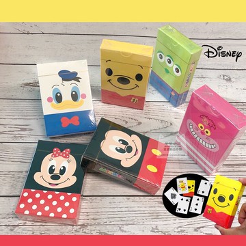 日本直送 迪士尼 桌遊 紙牌 撲克  三眼 維尼 米奇 妙妙貓 米妮 唐老鴨 紙牌 撲克牌  團體遊戲必備 娛樂消遣