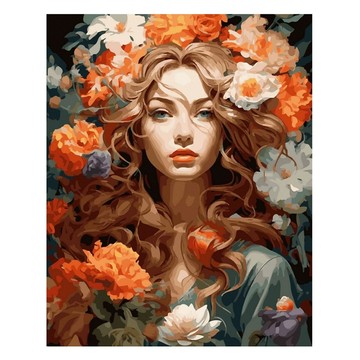 ArtLife 藝術生活 風華絕代系列 數字油畫DIY TW064  花顏月貌  1個