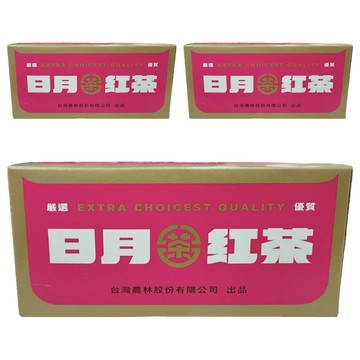 台灣農林 日月紅茶 茶包  2.4g  25包  3盒