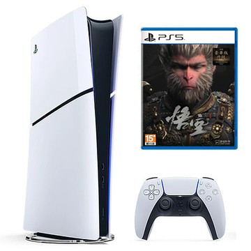 PS5 Slim 光碟版主機+黑神話：悟空