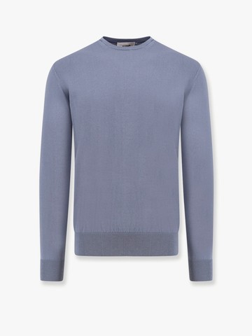 Cotton crepe sweater - ALPHA-STUDIO - gender_Man