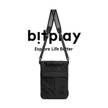 【bitplay】Essential 14吋 斜背筆電包-黑色