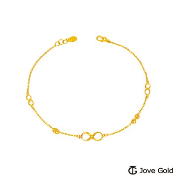 【JoveGold漾金飾】 從前從前黃金腳鍊