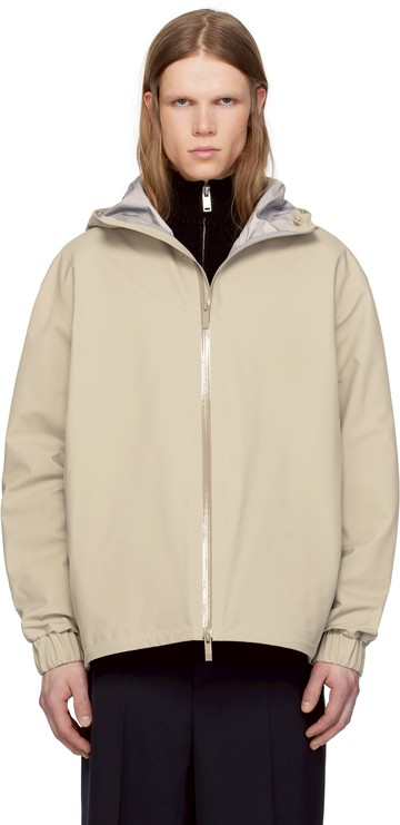 Moncler 米色 Bise Hooded Rain 夹克