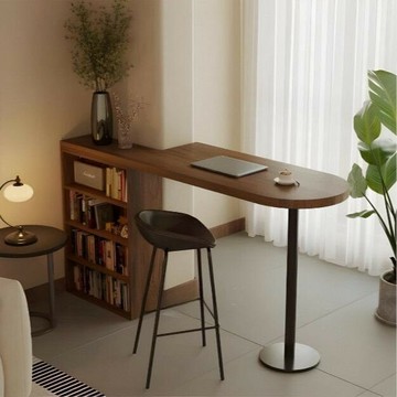 免運 公司貨 吧台桌椅組 站立桌 實木咖啡桌 吧臺桌 奶茶店酒吧客廳輕奢 可開發票 全館五折 工廠現貨直銷 新品特價 z11081