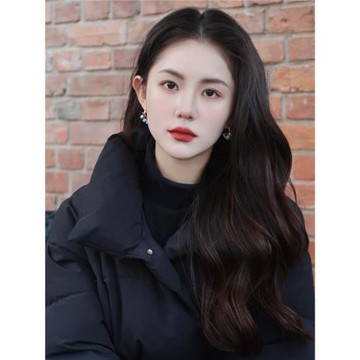 苗象立領腰帶中長款外套羽絨服