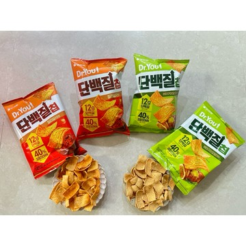 12g蛋白質 韓國ORION 好麗友 高蛋白洋芋片 辣椒 莎莎醬口味 奶油烤魷魚60g高蛋白餅乾 高蛋白零食 健身洋芋片