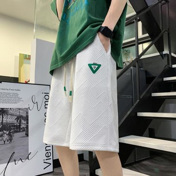 短褲男夏季高級感運動衛褲薄款寬松五分褲美式籃球褲直筒休閑褲潮