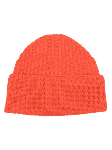 Parajumpers - ribbed-knit wool blend beanie - men - Wool/Polyamide - L/XL - Orange
