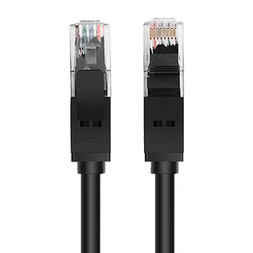 綠聯 CAT6網路線 1m 黑色 高速穩定網路連接線  1個