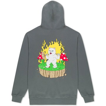 RIPNDIP 中指貓 RNDFAL24137 BULKING HOODIE 帽T (碳灰色)