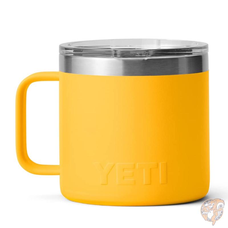 イエティ YETI Rambler 14oz 414ml ステンレス マグカップ マグスライダー蓋付き アルパインイエロー 送料無料