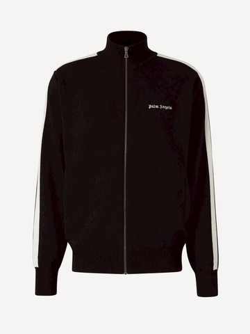 Palm Angels Logo Knitted Jacket