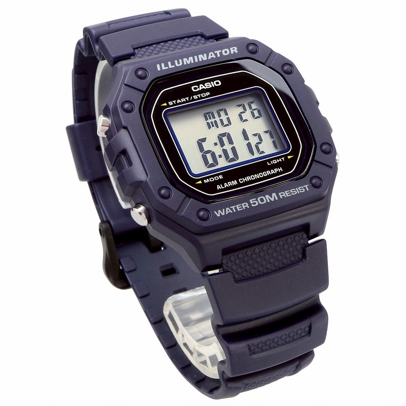 CASIO カシオ 腕時計 メンズ チープカシオ チプカシ 海外モデル デジタル W-218H-2AV | LINEショッピング