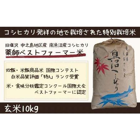 ふるさと納税 新潟県 南魚沼産 コシヒカリ お米 こしひかり 玄米 のし 贈り物  熨斗 贈答用 令和5年産 旧塩沢町 中之島地区.. 新潟県南魚沼市