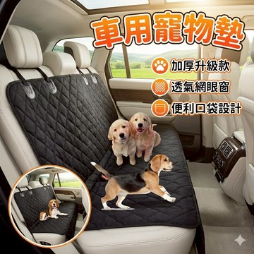 【台灣出貨】升級車用寵物墊｜車載寵物坐墊｜寵物後座墊｜防髒寵物墊｜車用寵物防髒墊｜寵物安全扣
