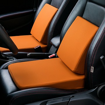 坐墊 椅墊 汽車坐墊斜面座墊增高加厚駕考透氣通用一體小個子女主駕駛屁股墊【林之舍】