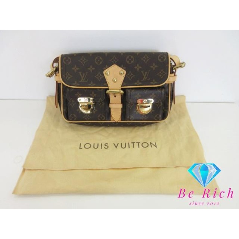 ルイ ヴィトン LOUIS VUITTON ショルダーバッグ ハドソン GM M40027 モノグラム 茶 ブラウン PVC レザー  肩掛け【中古】bk8444 | LINEブランドカタログ