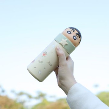 蠟筆小新大頭造型不鏽鋼保溫瓶